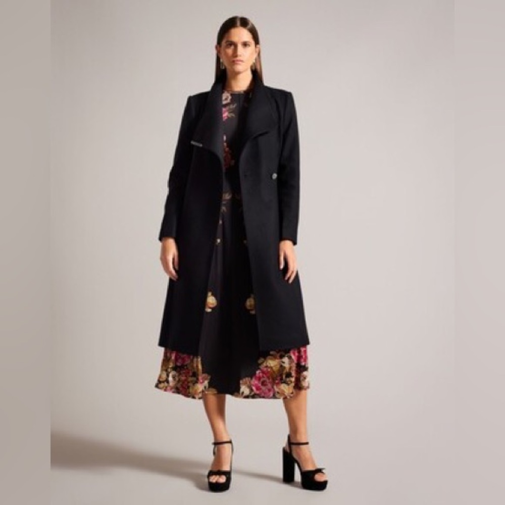 Ted baker wrap coat size 4 - Picture 13 of 13